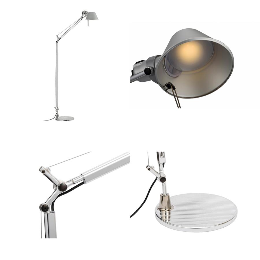 Artemide アルテミデ TOLOMEO Reading FLOOR LED Aluminium トロメオ