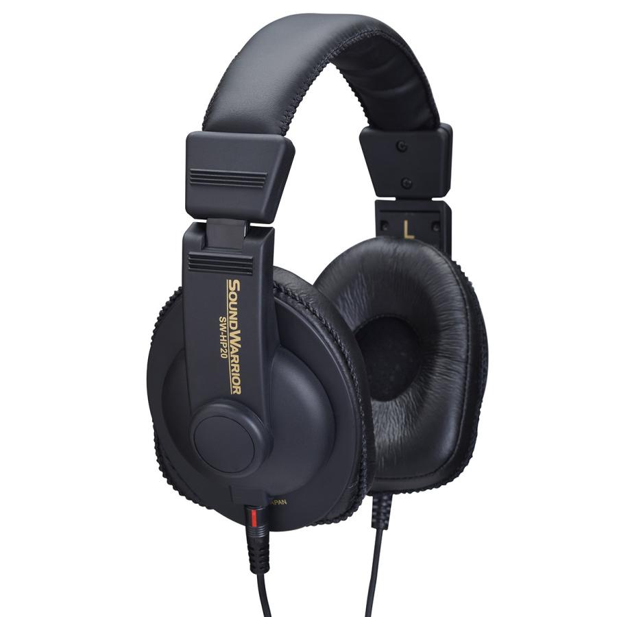 SOUNDWARRIOR SW-HP20-B リスニングユース ヘッドホン サウンド