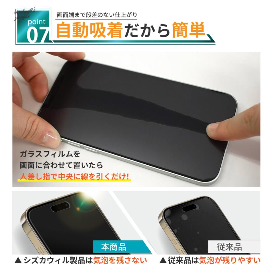 シズカウィル（shizukawill） iPhone 13 mini ガラスフィルム 保護