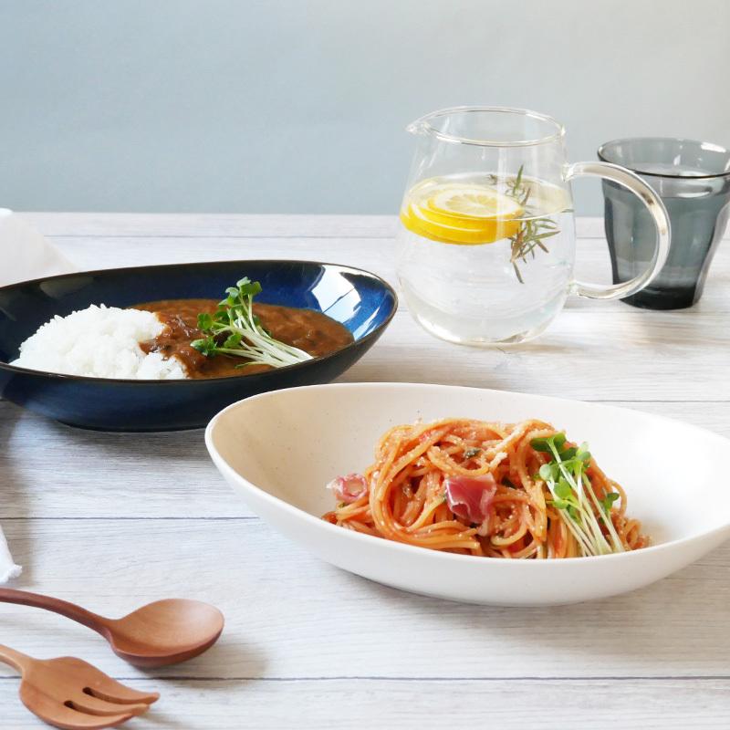 オーバルカレー皿 24cm 軽量食器 ie cafeプレート お皿 皿 洋食器