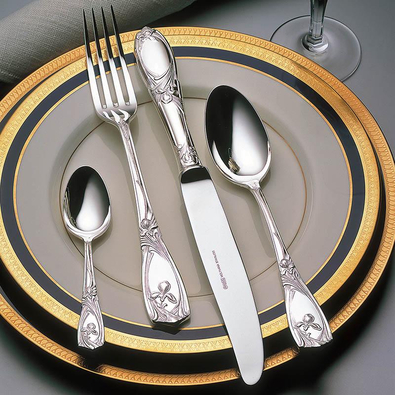 LUCKY WOOD（ラッキーウッド） 洋白銀器パリ テーブルナイフ 最中柄 鋸