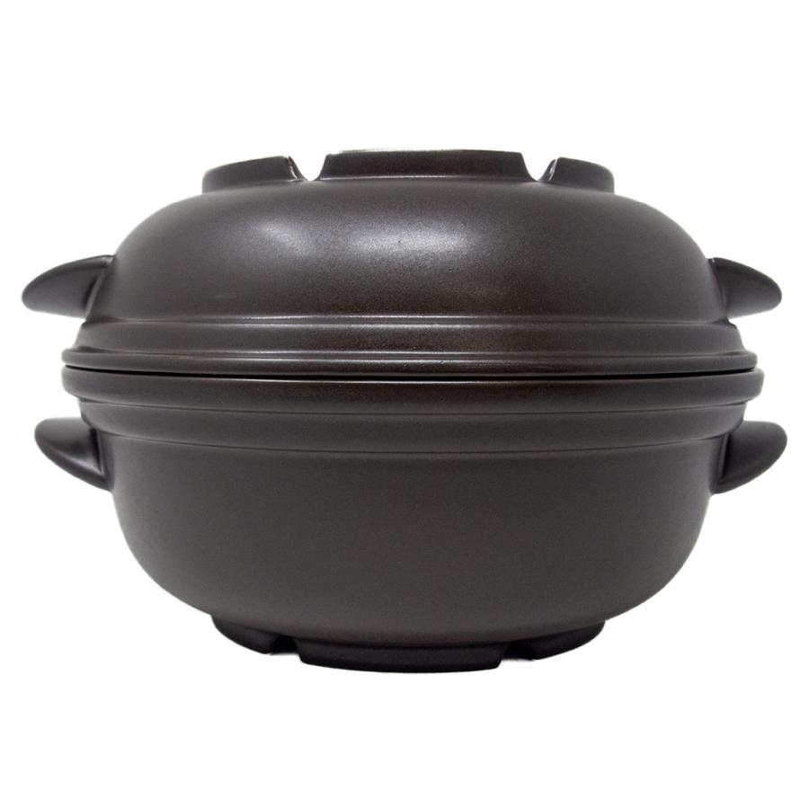 磁性鍋 鍋 電子レンジ 電子レンジ専用調理器 両手鍋 Lサイズ 1600cc 3