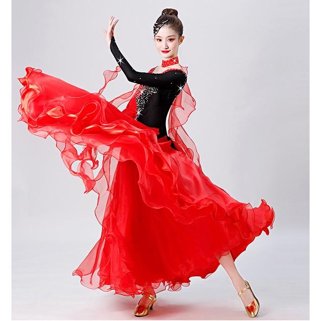 社交ダンス ドレス 競技用 社交ダンス衣装 ワンピース スタンダード