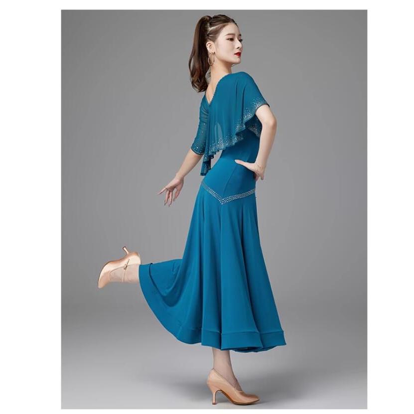 社交ダンス ドレス 衣装 ワンピース モダン スタンダード ルンバ