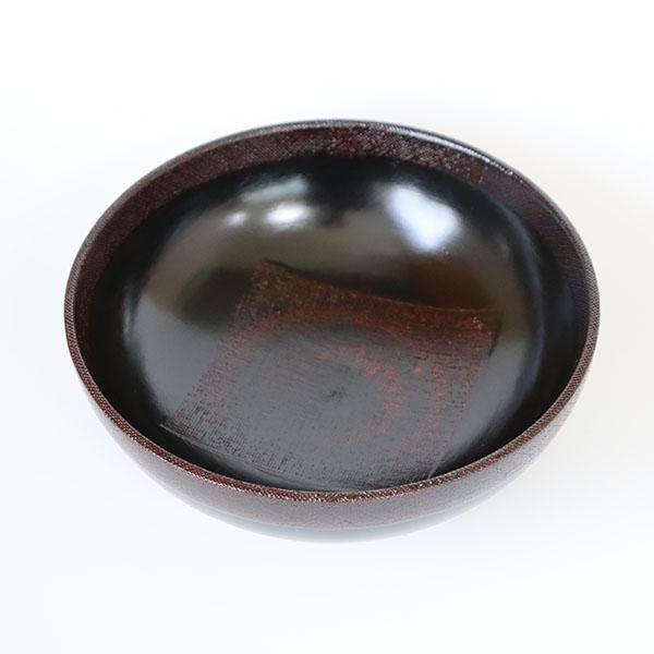 麺鉢 どんぶり 和食器 木製 漆塗り 布貼り 大 曙 黒 漆器 1350ml 天然
