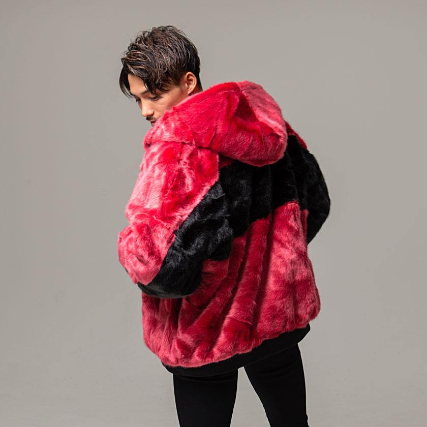 CavariA（キャバリア） ファーパーカー メンズ 大きいサイズ 厚手