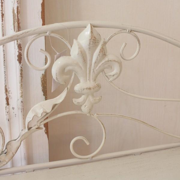 アイアンラック 飾り棚 アイアン製 2段 シェルフ ホワイト (856) 棚