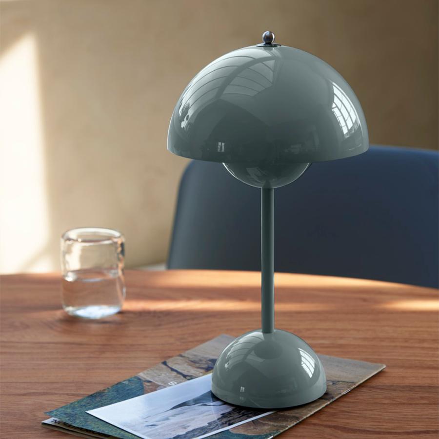 ＆tradition ポータブル照明 ストーンブルー フラワーポット VP9 MG