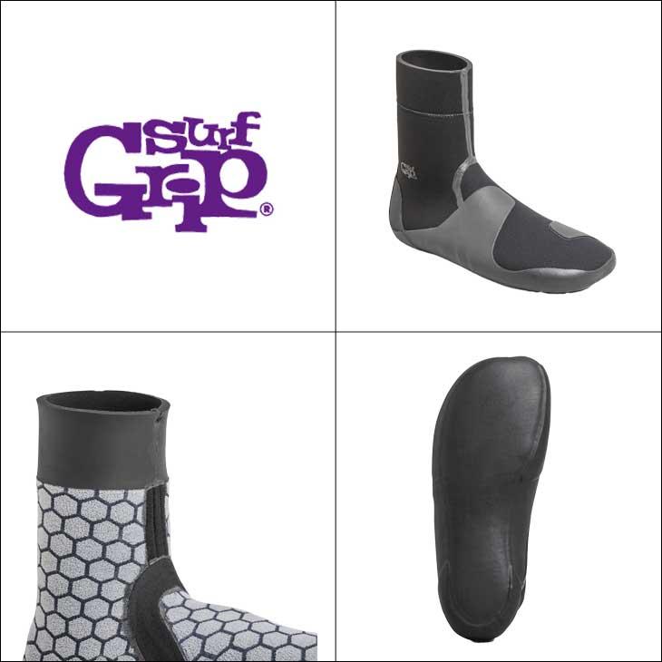 サーフブーツ メンズ 22-23 SURFGRIP サーフグリップ 5/6mm Graphene