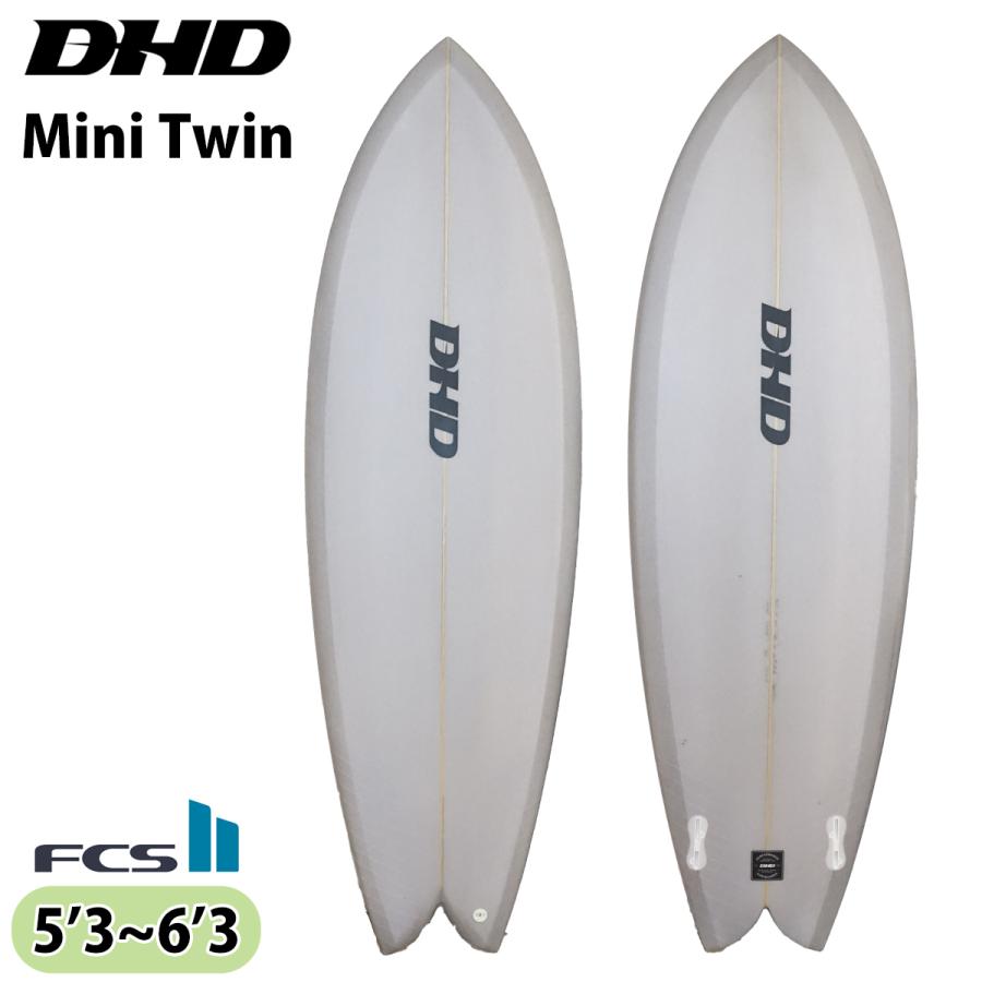 DHD MINI TWIN ミニツイン PU FCS2 サーフボード ショートボード