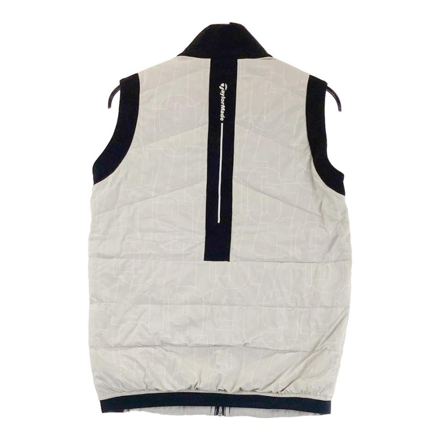 TAYLOR MADE テーラーメイド ダウンベスト 総柄 ブラウン系 M ゴルフ