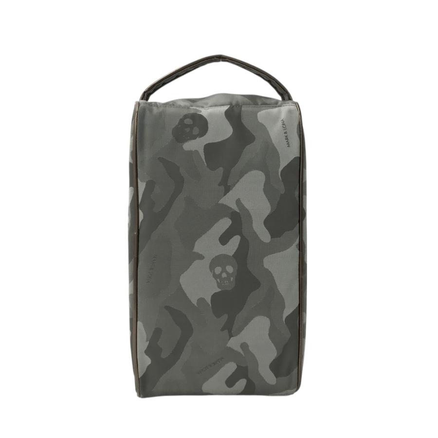 MARK&LONA マークアンドロナ シューズケース スカル 迷彩 カモフラ柄
