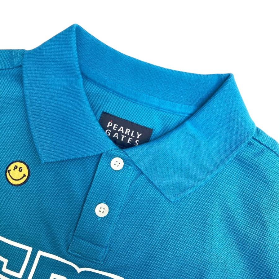 PEARLY GATES パーリーゲイツ 半袖ポロシャツ ブルー系 4 ゴルフウェア