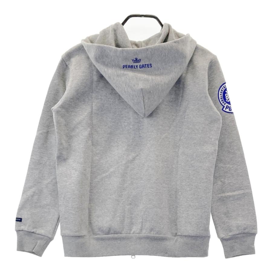 PEARLY GATES パーリーゲイツ スウェットジップパーカー グレー系 1