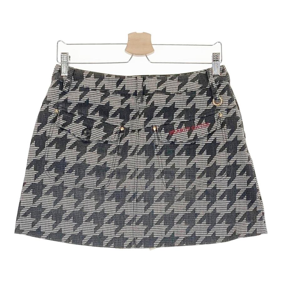 PEARLY GATES（パーリーゲイツ） インナー付き スカート 千鳥柄 グレー