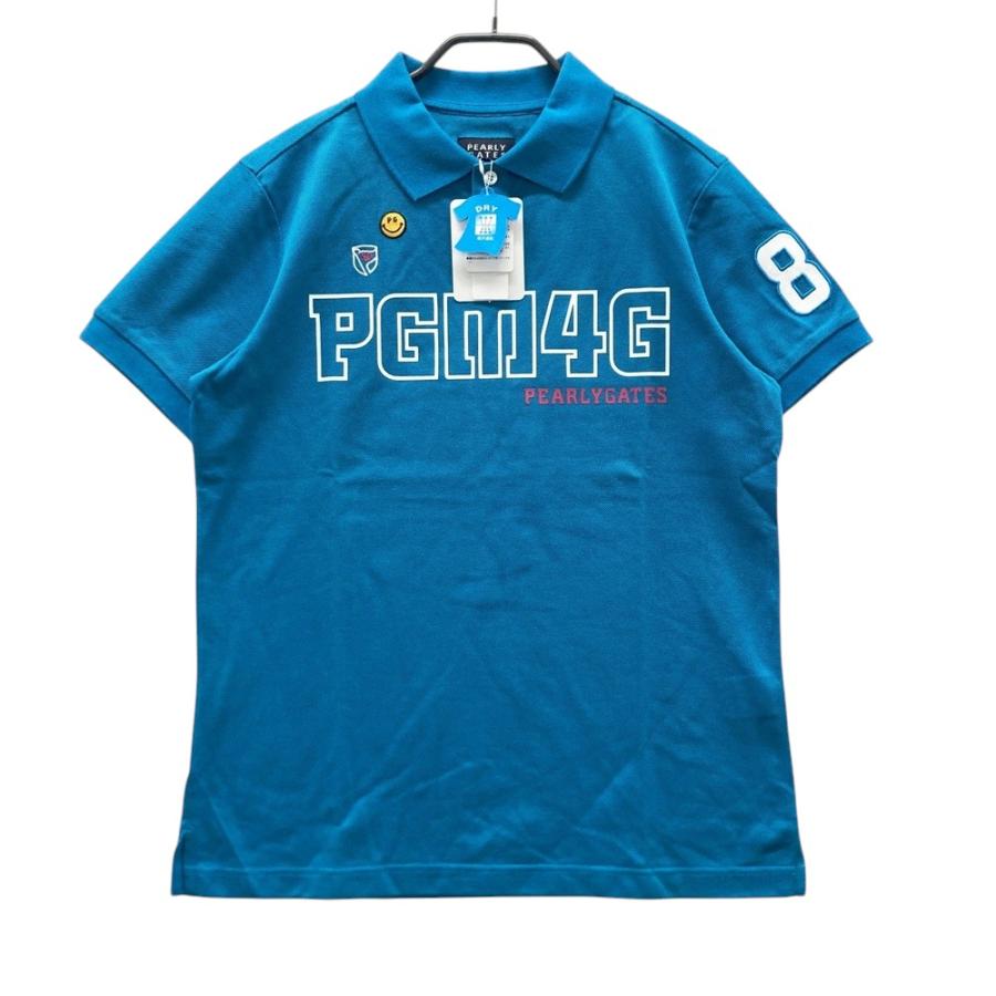 PEARLY GATES パーリーゲイツ 半袖ポロシャツ ブルー系 4 ゴルフウェア