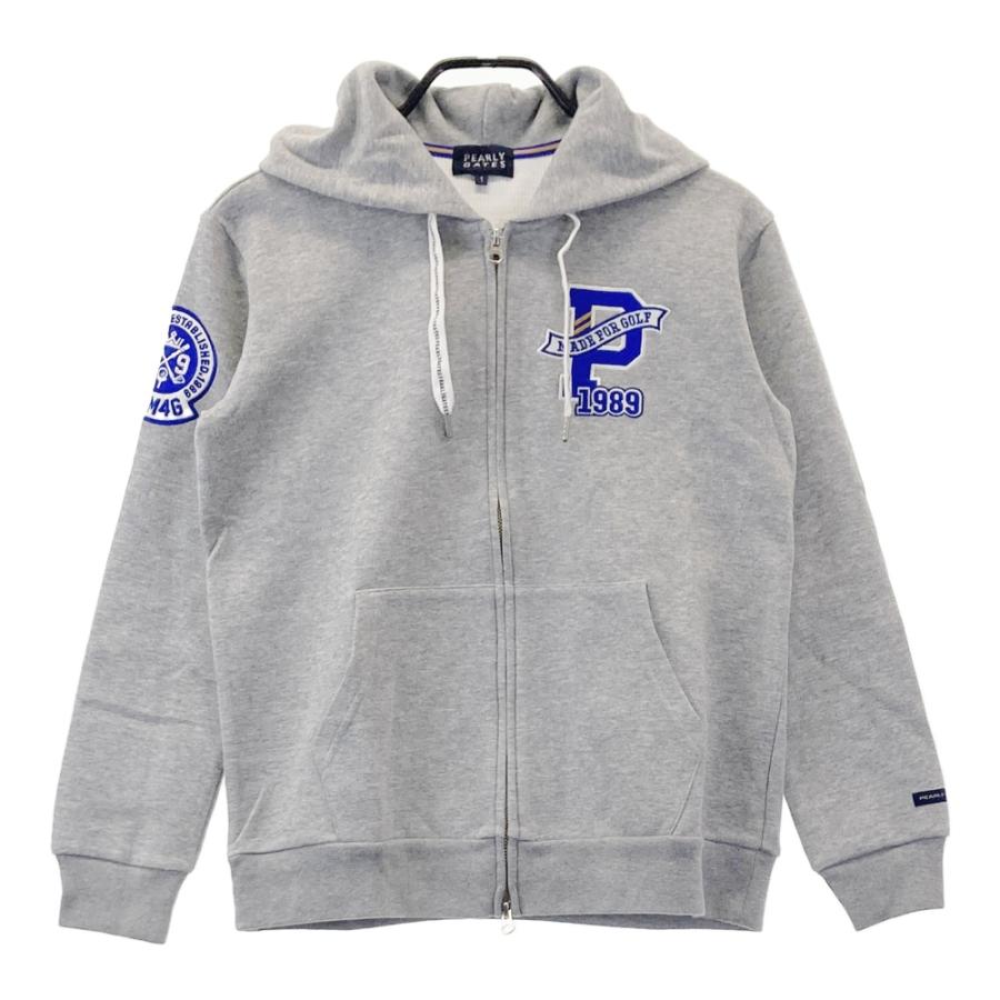 PEARLY GATES パーリーゲイツ スウェットジップパーカー グレー系 1