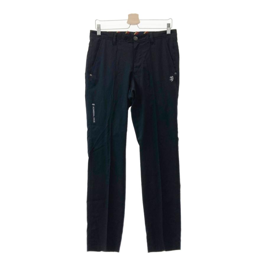 新品】ADMIRAL アドミラル ロングパンツ ブラック系 L ゴルフウェア