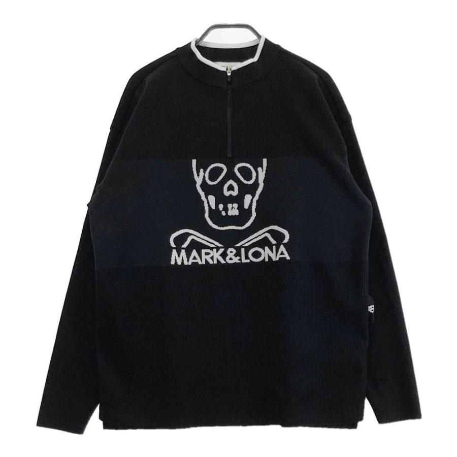 MARK&LONA マークアンドロナ 2024年モデル ハーフジップ 長袖 ニット