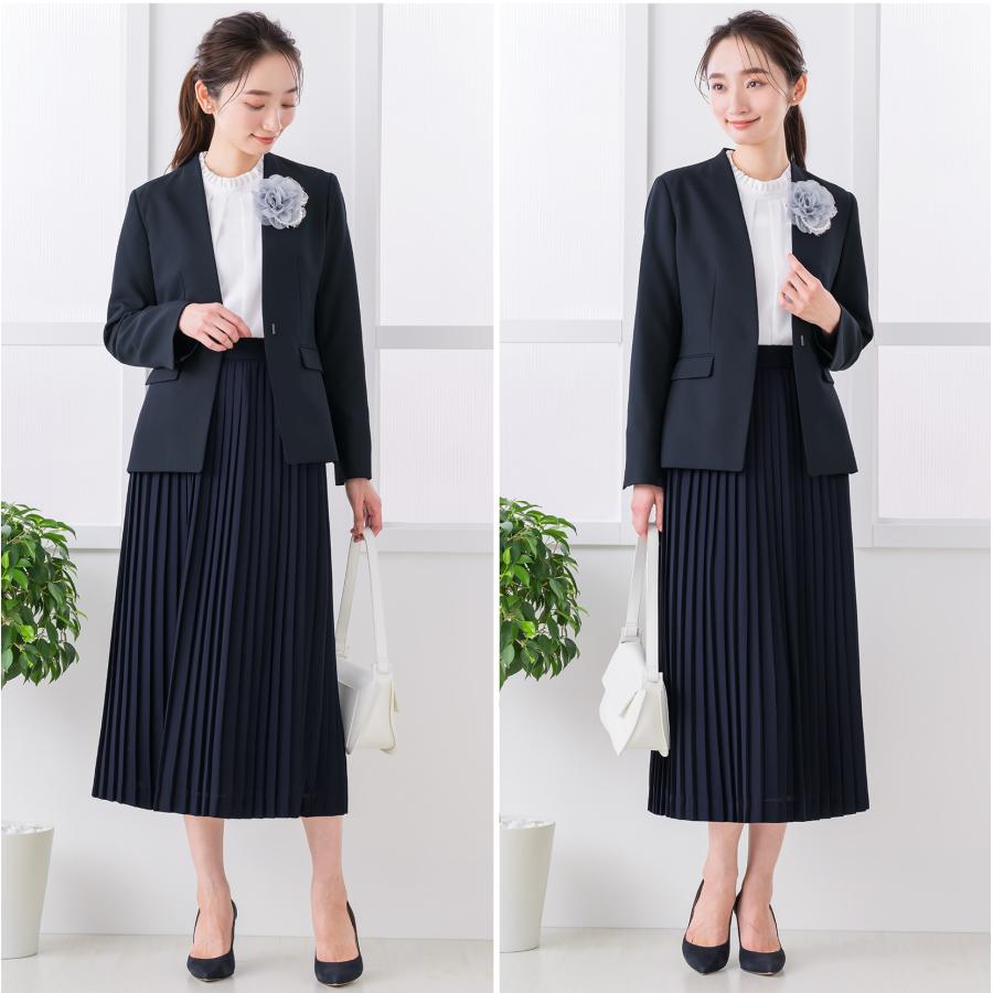 ELENA（エレナ） スカート ロング丈 秋冬 プリーツスカート セレモニー