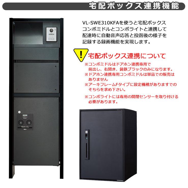 パナソニック テレビドアホン VL-SWE310KFA 子機：VL-V572AL-S 幅99mm