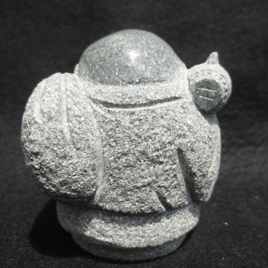 大黒天 だいこくてん 大黒様 だいこくさま 置物 石材彫刻品 オブジェ
