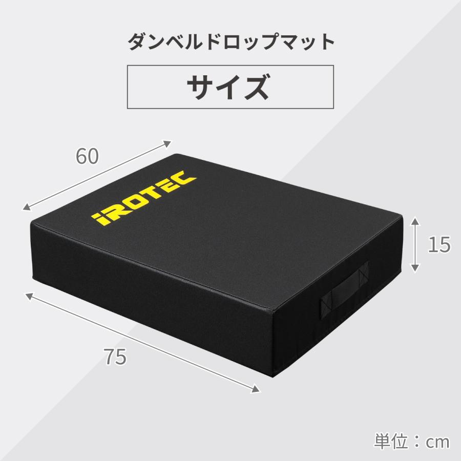 IROTEC（アイロテック） ダンベルドロップマット/ ダンベル