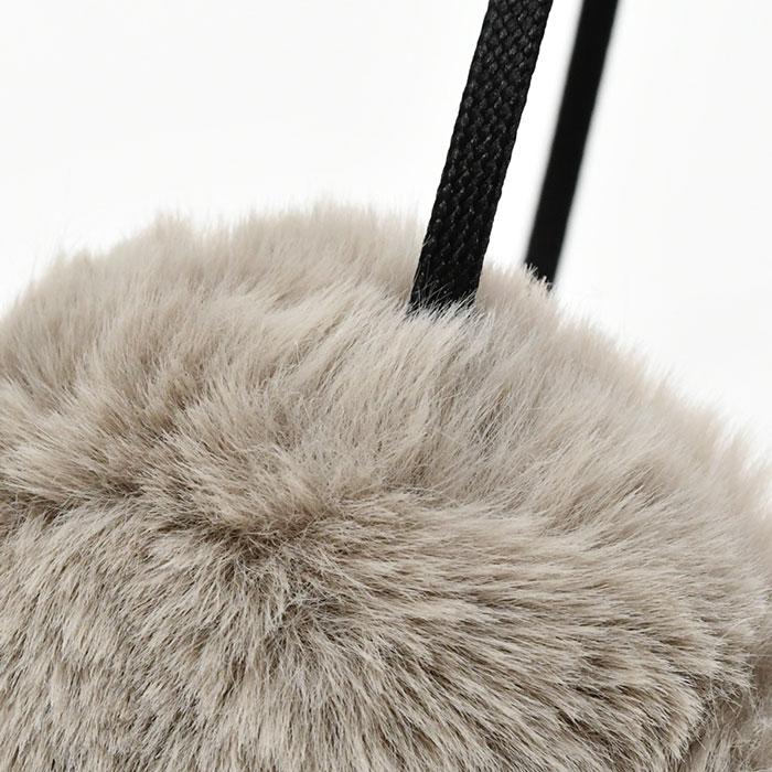 ファー フェイクファー エコファー イヤーマフラー イヤマフ イヤー