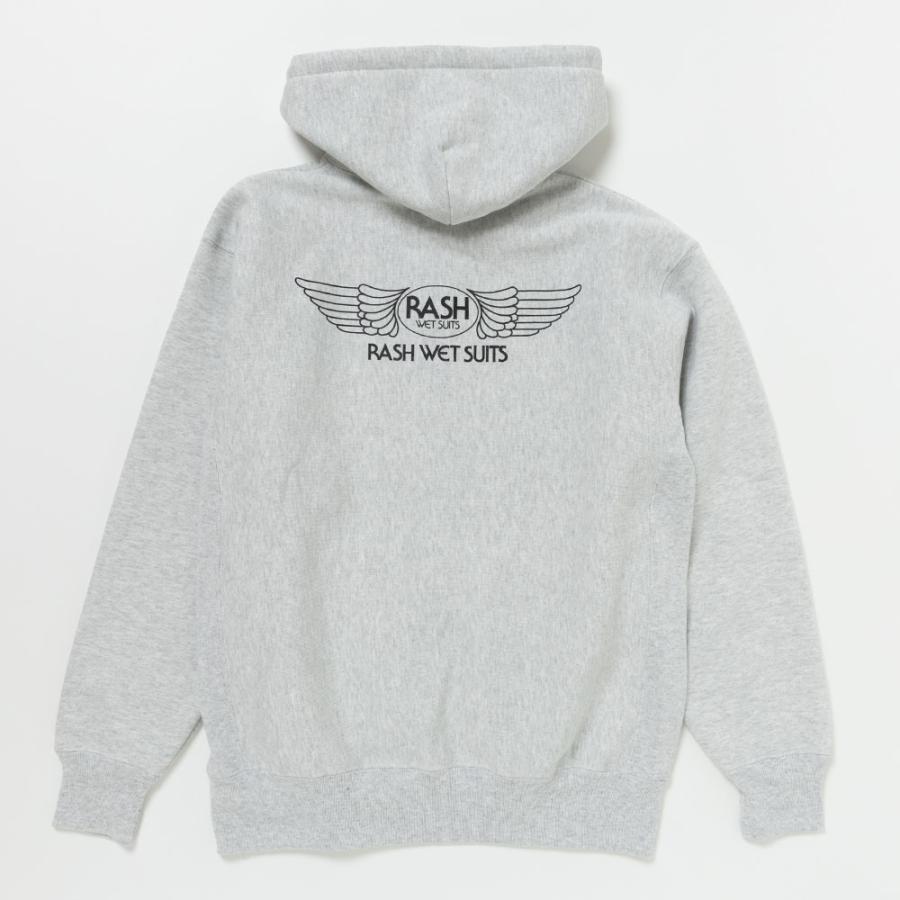 RASH ラッシュ 2026羽バックフルジップパーカー（12oz） / ラッシュ