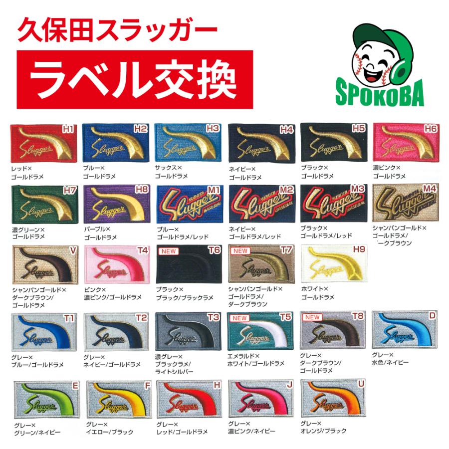 久保田スラッガー（KUBOTA SLUGGER） グラブ ラベル交換 〈加工