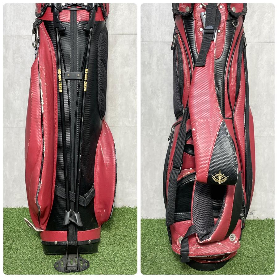 希少】GANDAM ガンダム シャア専用ザク MS-06S キャディバッグ ゴルフ