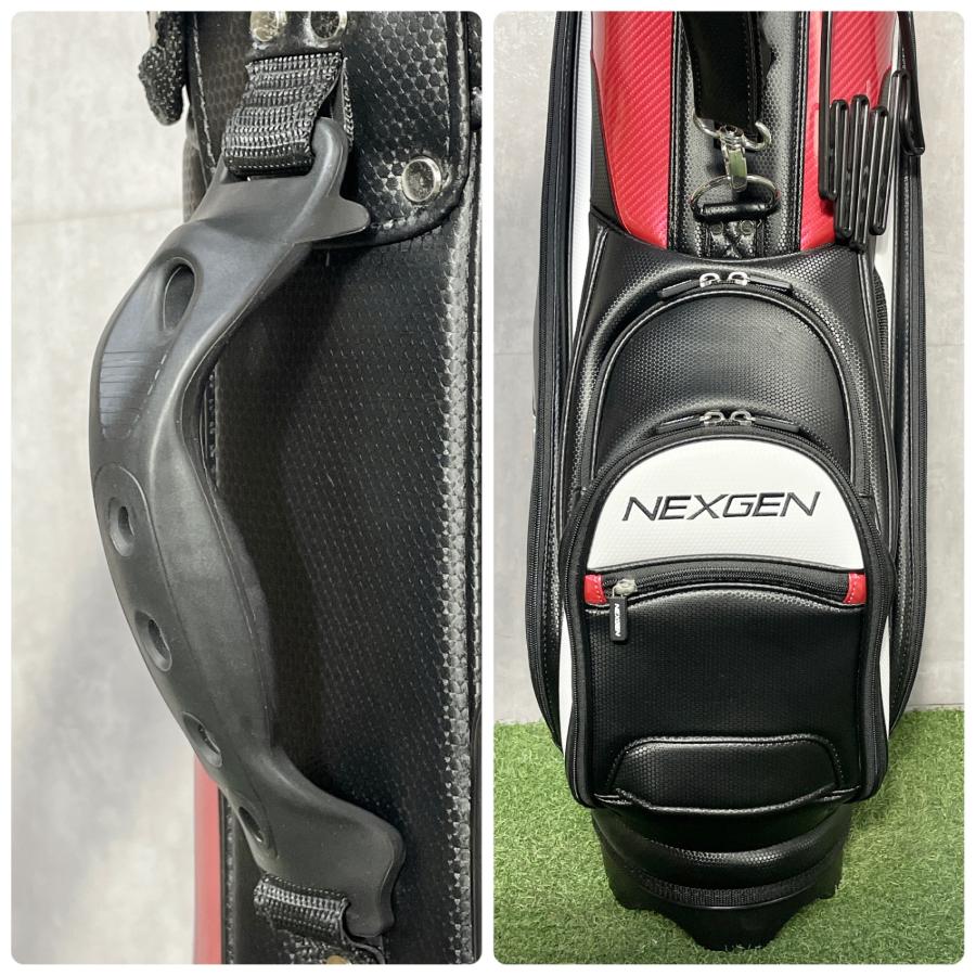 美品】NEXGEN ネクスジェン キャディバッグ ゴルフバッグ 軽量モデル