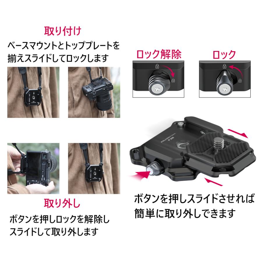 Ulanzi クイックリリースショルダーストラップタイプ アルカスイス対応