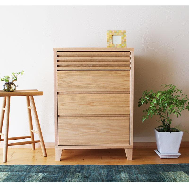 チェスト タンス おしゃれ 北欧 4段 幅60 木製 収納ボックス たんす