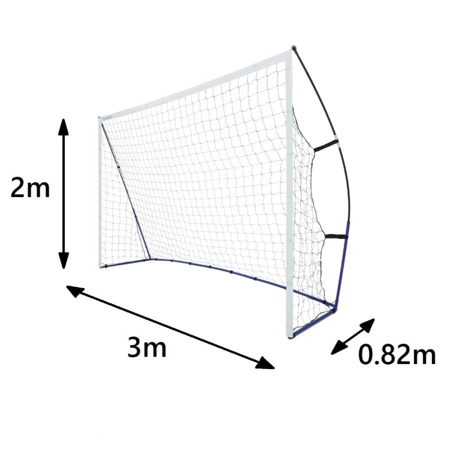 REFREEZE リフリーズ 3×2m ポータブル サッカーゴール 収納バッグ付き