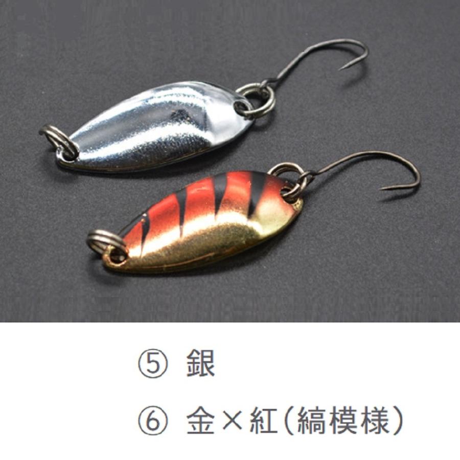 スプーンルアー 3g 18個セット 全6色×各3｜選べる楽しさ！渓流・湖