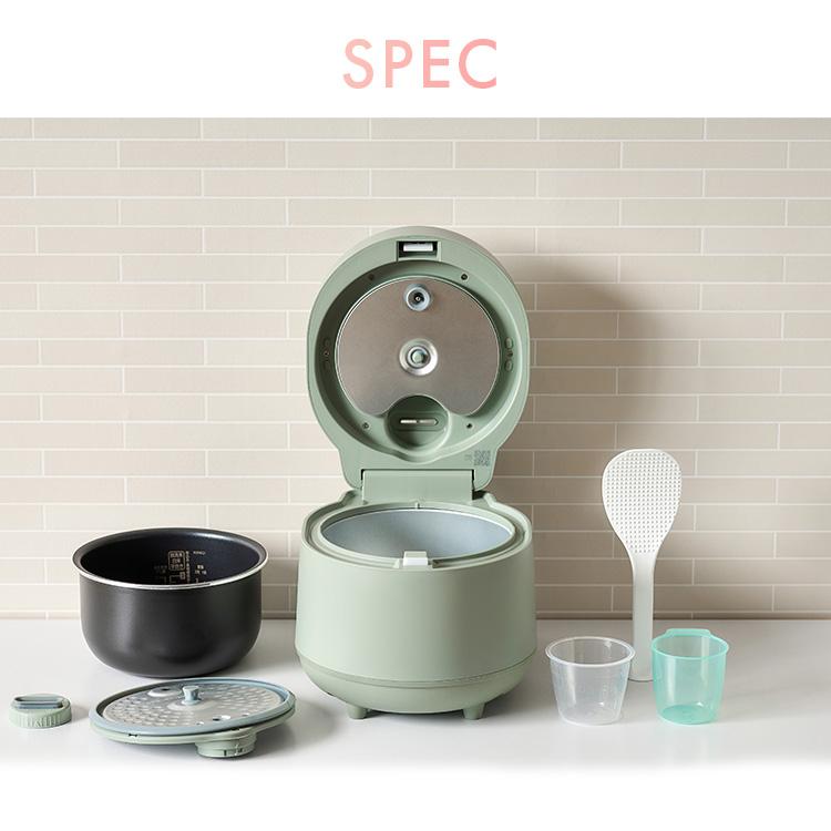 IRIS OHYAMA（アイリスオーヤマ） 炊飯器 3合炊き 一人暮らし用 3合