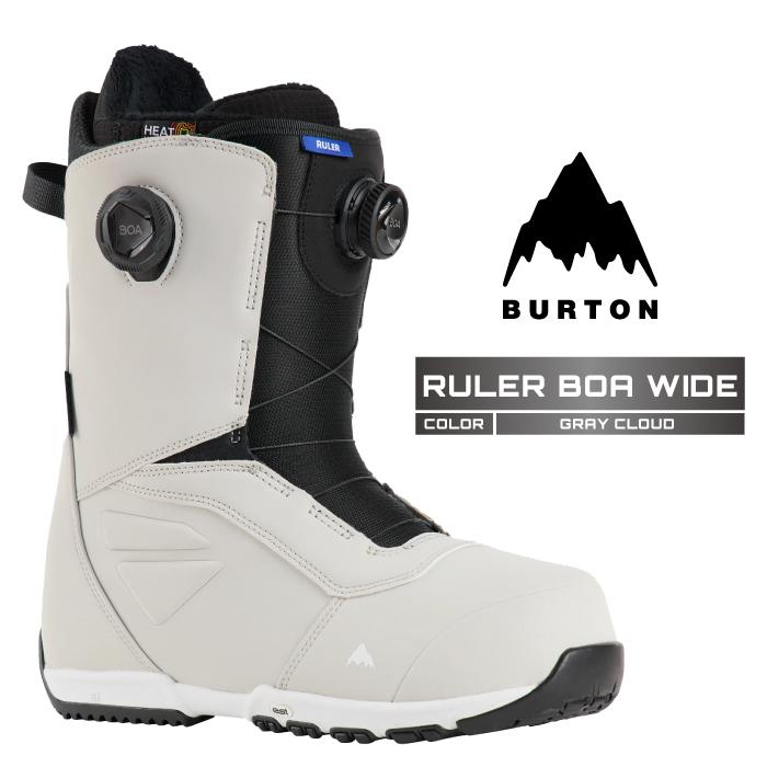 BURTON（バートン） 2024-25 BURTON RULER BOA WIDE Gray Cloud