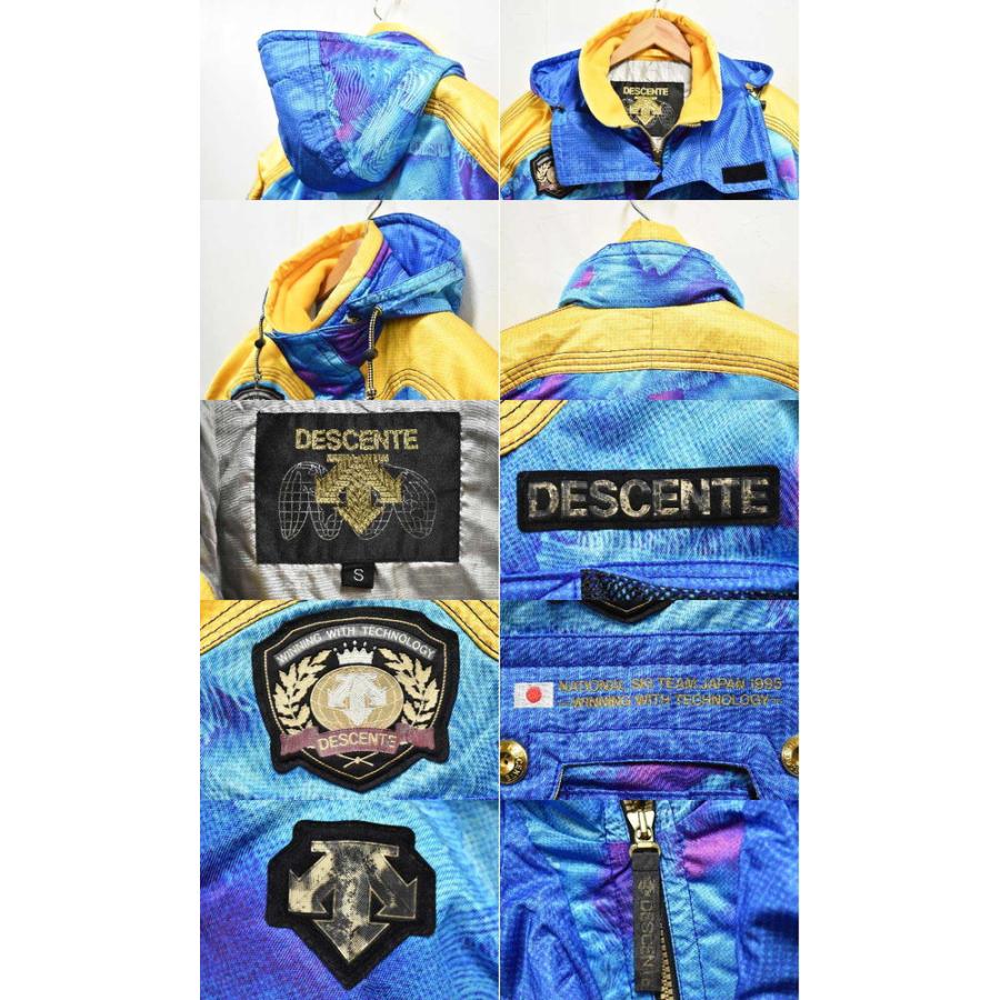 DESCENTE（デサント） ヴィンテージ スキーウェアフード付き ナイロン