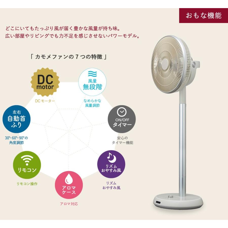 Kamome 【送料無料】 カモメファン/kamomefan 扇風機 ホワイト【FKLU