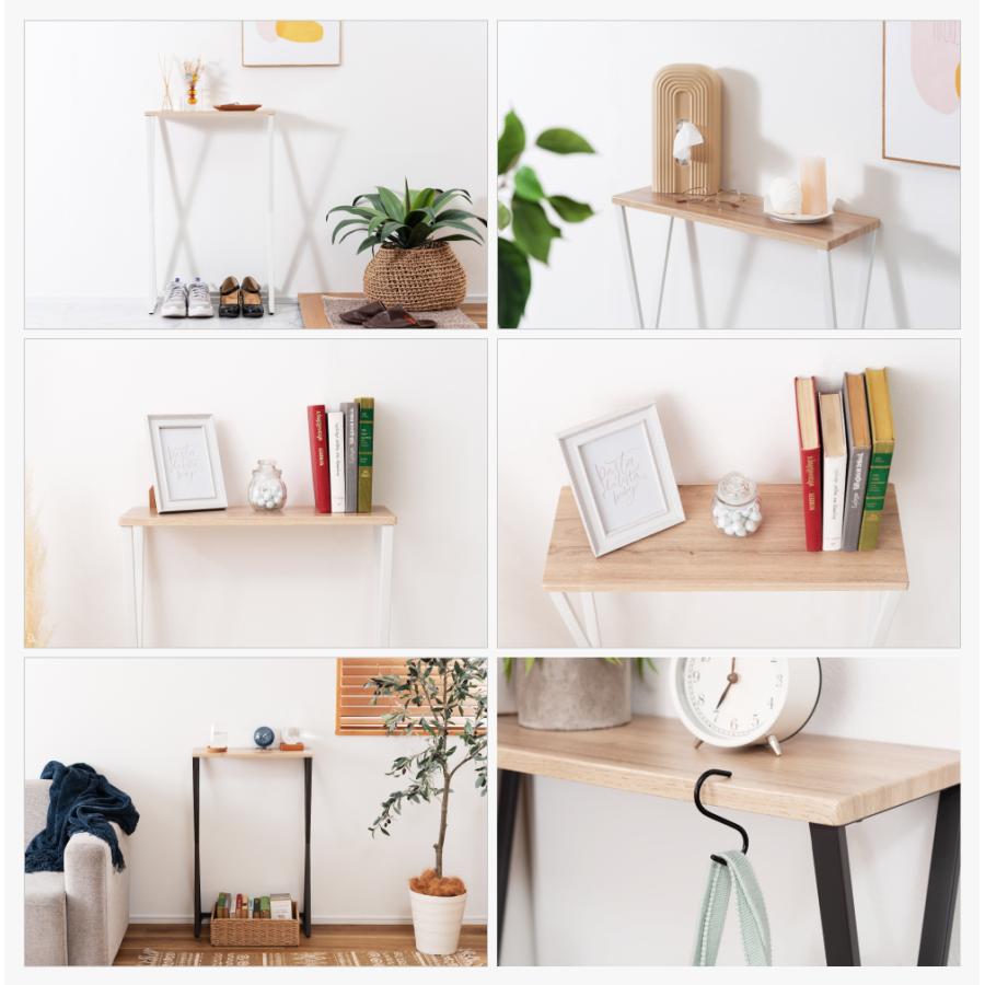 東谷 コンソール 花台 デスク ディスプレイ サイドテーブル 机 スリム