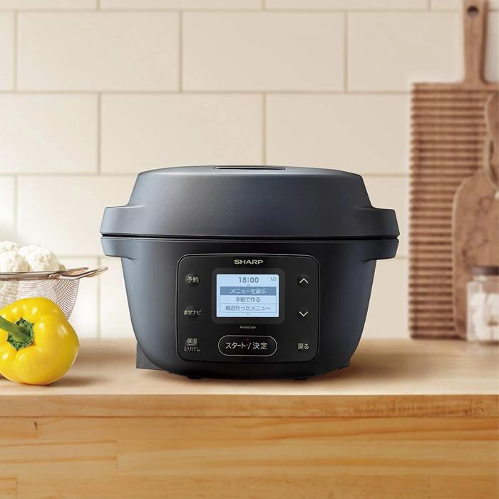 ヘルシオ ホットクック シャープ 電気無水鍋 1.6L まぜナビ搭載 KN