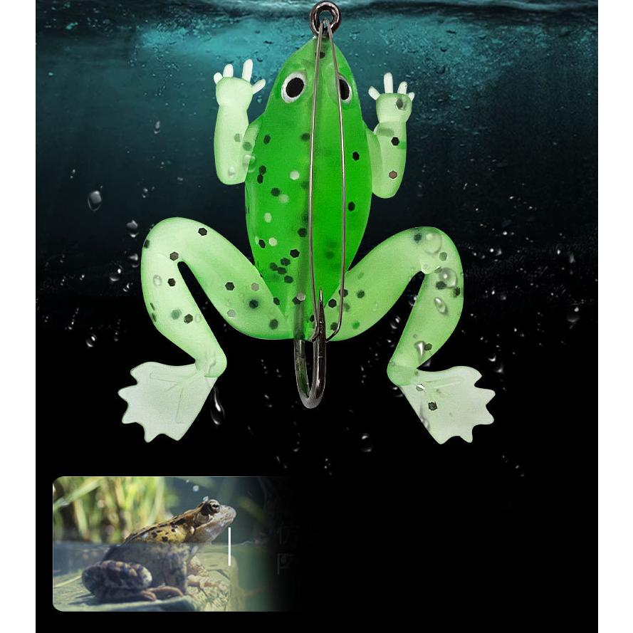 plusnao（プラスナオ） ハードルアー 3個セット フロッグ カエル