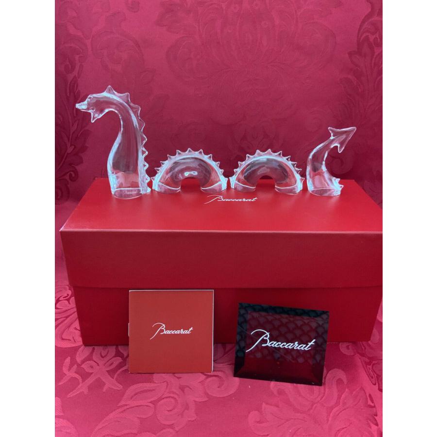 バカラ（Baccarat） 置物 ドラゴン 龍 クリスタル フィギュリン