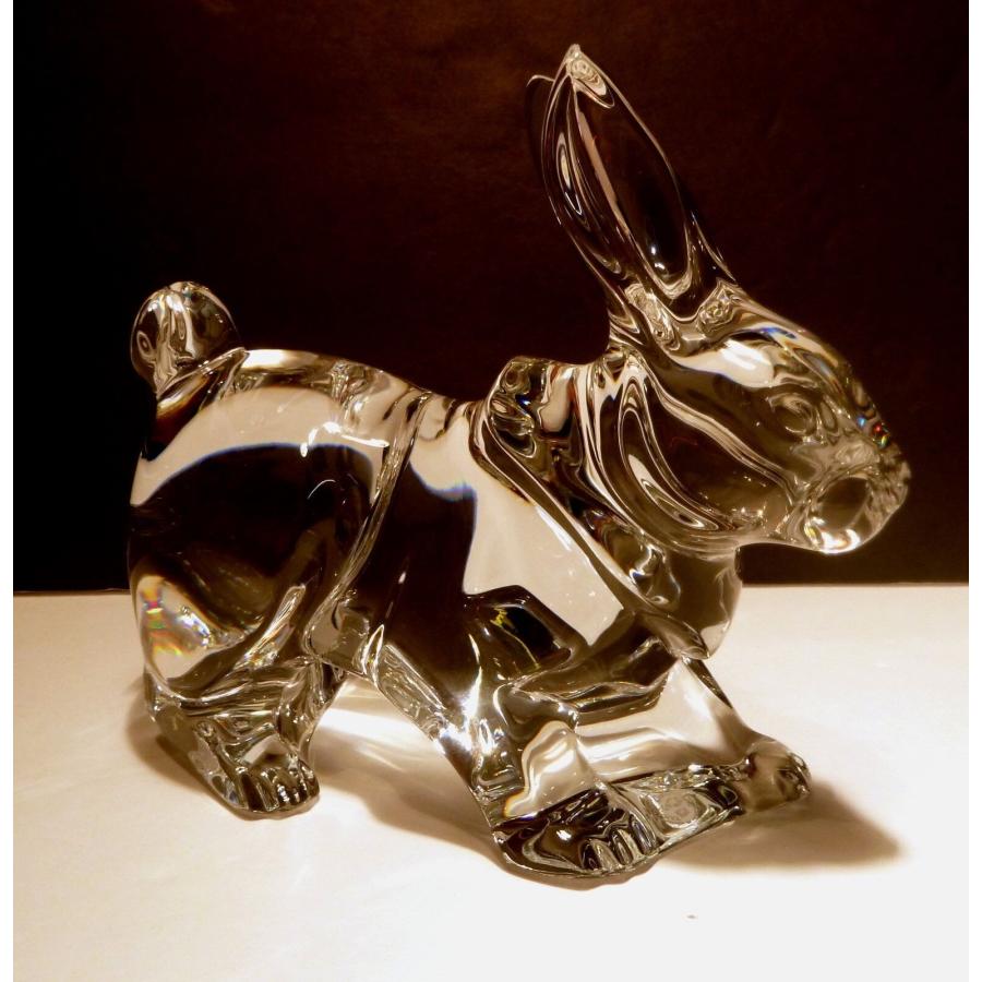 バカラ（Baccarat） 置物 歩くうさぎ ラビット クリスタル フィギュ