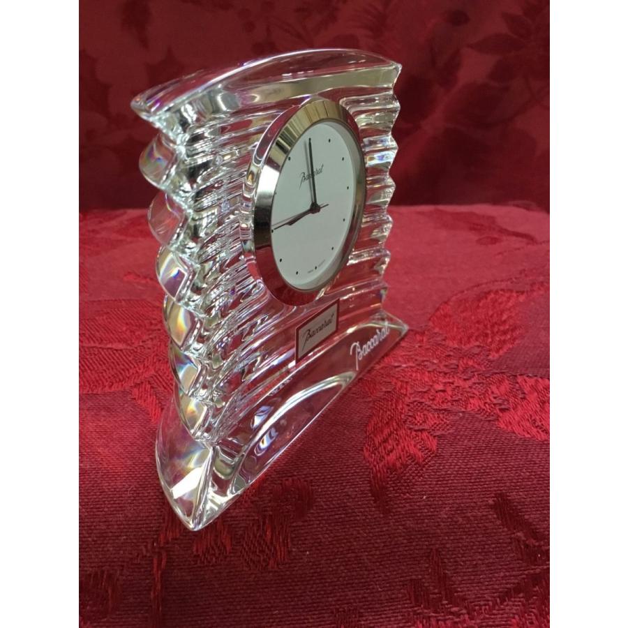 バカラ（Baccarat） ラランドアート クリスタル 時計 ペーパーウェイト