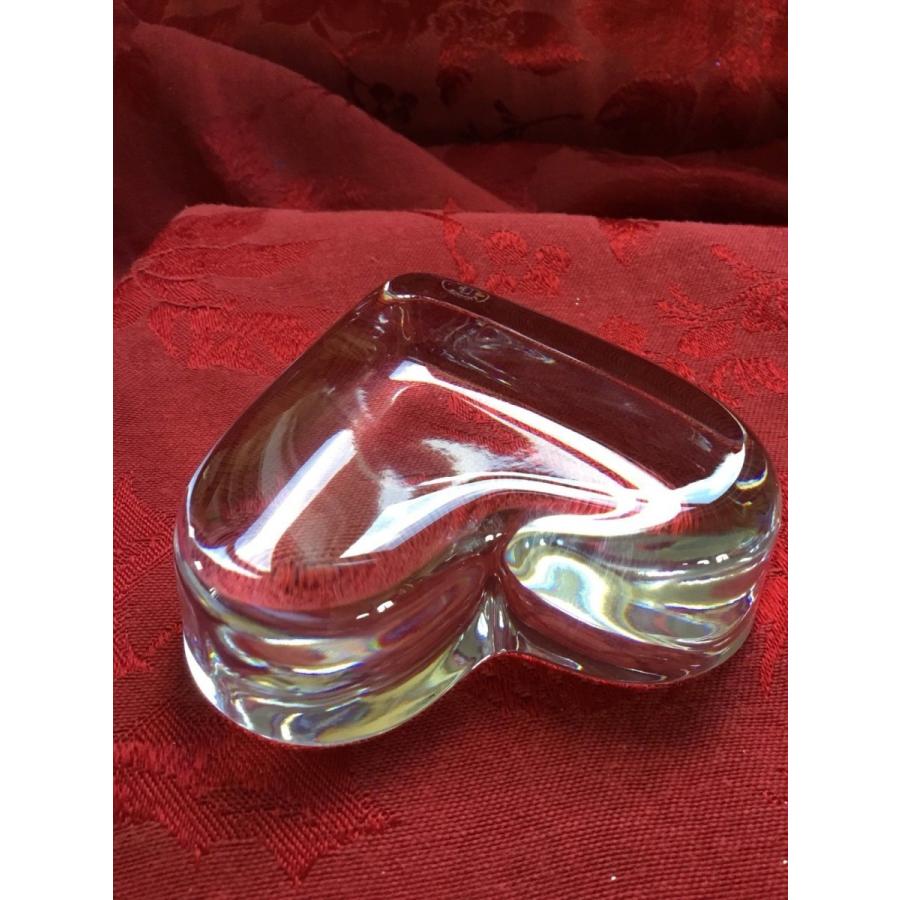 バカラ（Baccarat） ハート クリスタル ペーパーウェイト