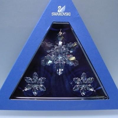 SWAROVSKI（スワロフスキー） 『2008 クリスマスオーナメント（3個