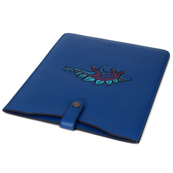 COACH（コーチ） 小物 グラブタンレザー 恐竜 プリント タブレット