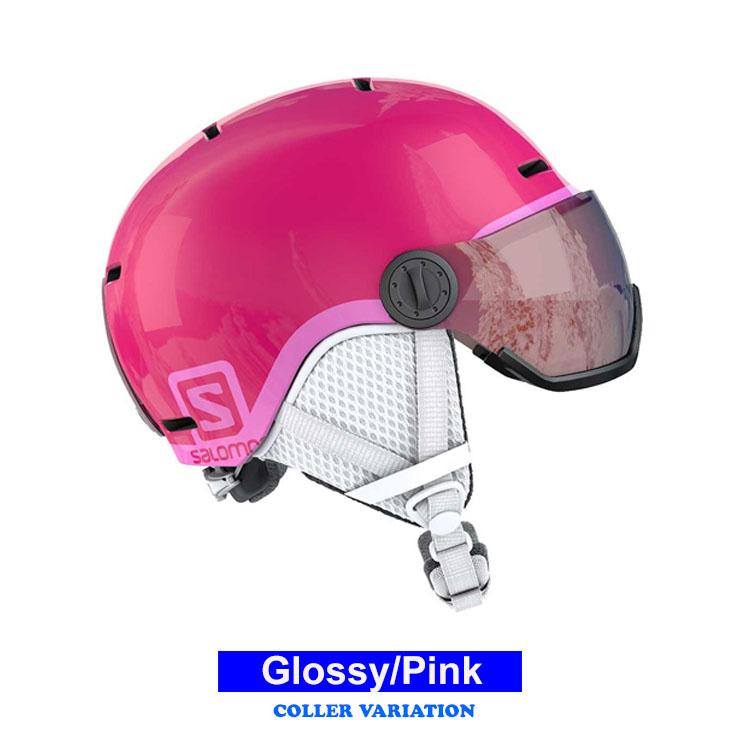 SALOMON（サロモン） キッズ ヘルメット GROM VISOR バイザー付き